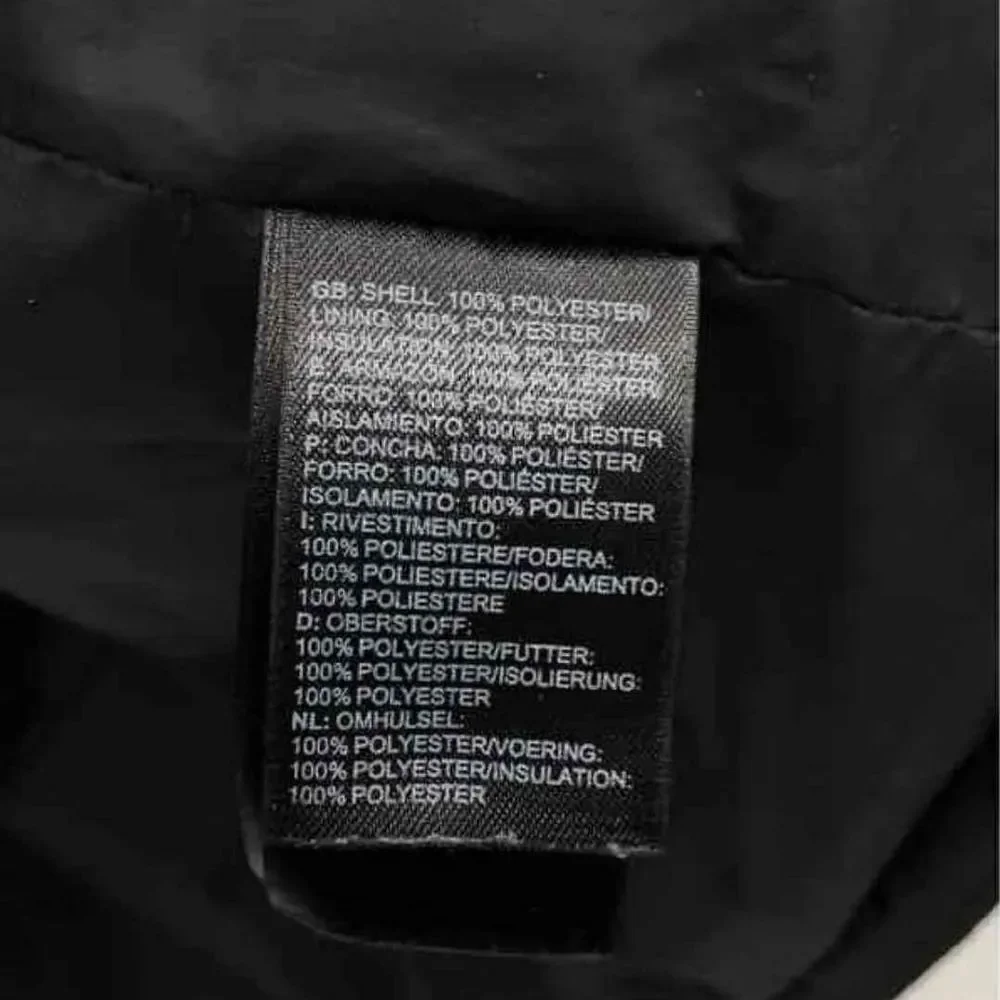 The North Face Mens Bombay Black Quilted Insulated Puffer Jacket Coat Size XL